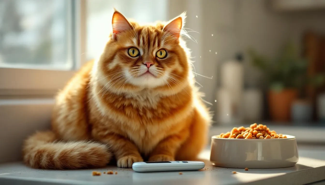 Cat Diabetes: Diagnosis, Insulin Management, and Diet. Feline diabetes mellitus involves diagnosing high blood glucose levels via fasting tests or glucose curves, treating with insulin injections like glargine to mimic endogenous secre.